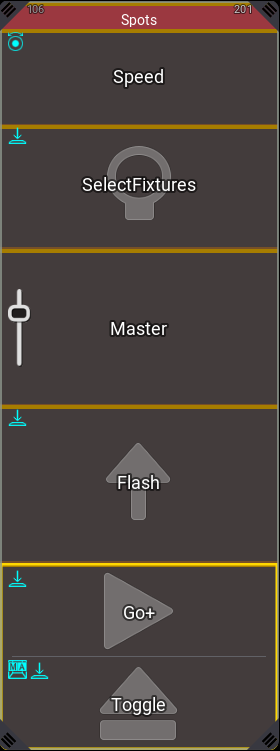 Key and Fader configurations